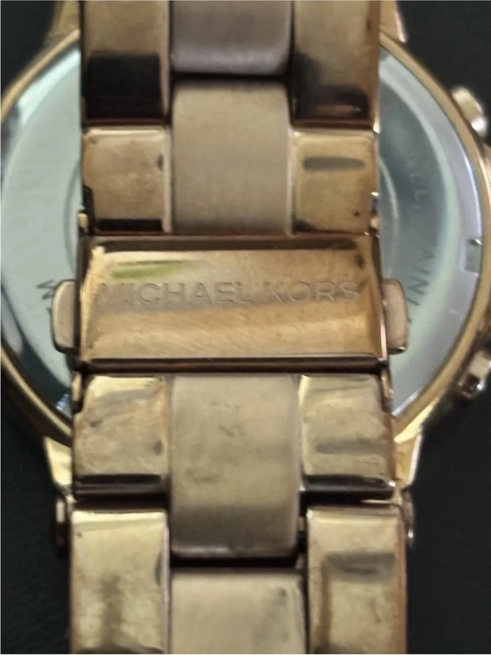 Michael Kors Womens Watch 38mm Gold Tone Chronograph MK-5223 7